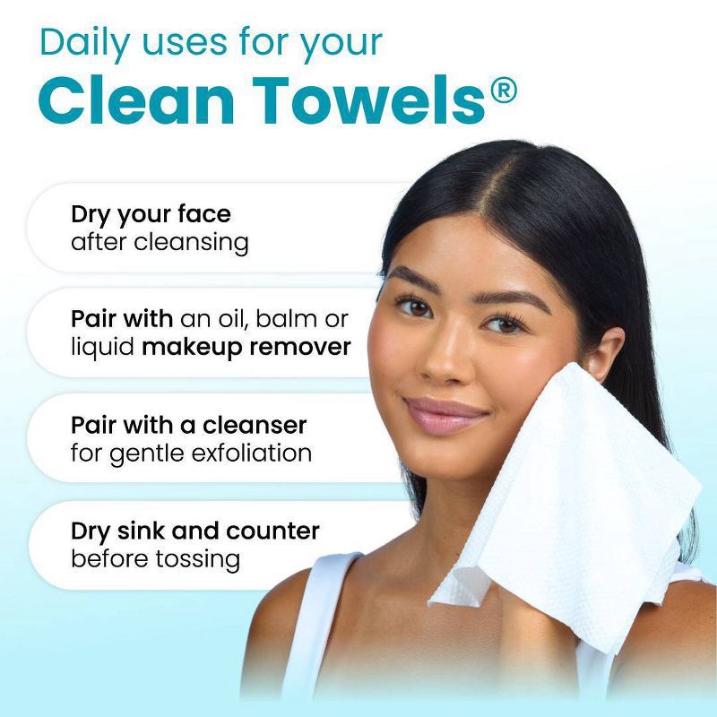 slide 8 of 10, Clean Skin Club Blemish Control Towels - XL - 10ct, 10 ct