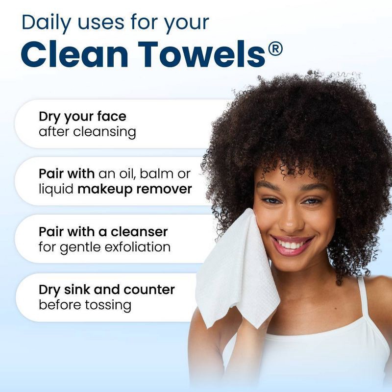 slide 10 of 11, Clean Skin Club Towels - 35ct, 35 ct