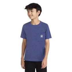 Converse® Boys' Short Sleeve Slub Jersey Pocket T-Shirt - Blue M