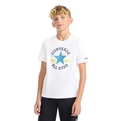 Converse® Boys' Short Sleeve Logo Graphic T-Shirt - White XL