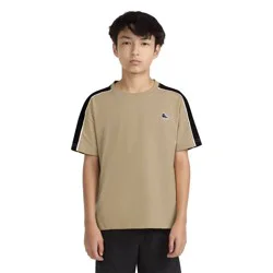 Converse® Boys' Short Sleeve Hightops Patch Oversized T-Shirt - Tan XS
