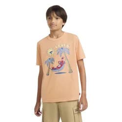 Levi's® Boys' Short Sleeve Relaxing Hot Sauce T-Shirt - Peach Orange XL