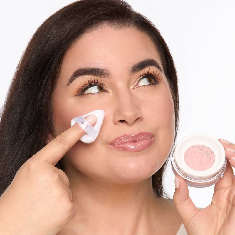 slide 6 of 8, tarte Creaseless Setting & Brightening Powder Pink - 0.24oz - Ulta Beauty, 0.24 oz