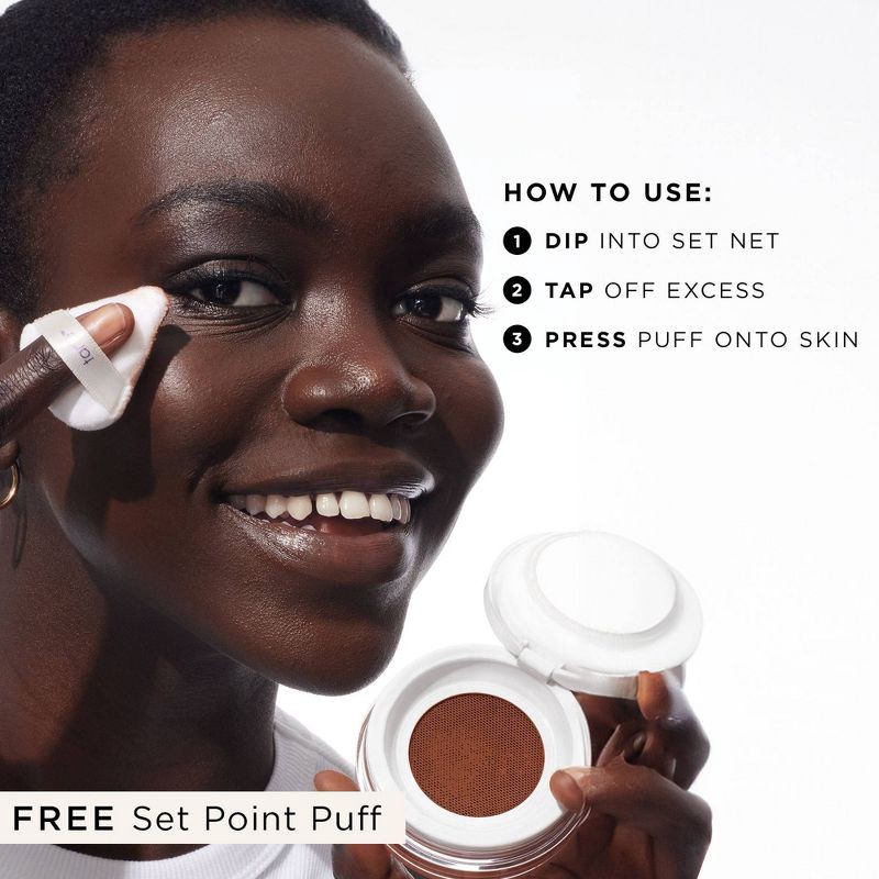 slide 4 of 8, tarte Creaseless Setting & Brightening Powder Pink - 0.24oz - Ulta Beauty, 0.24 oz