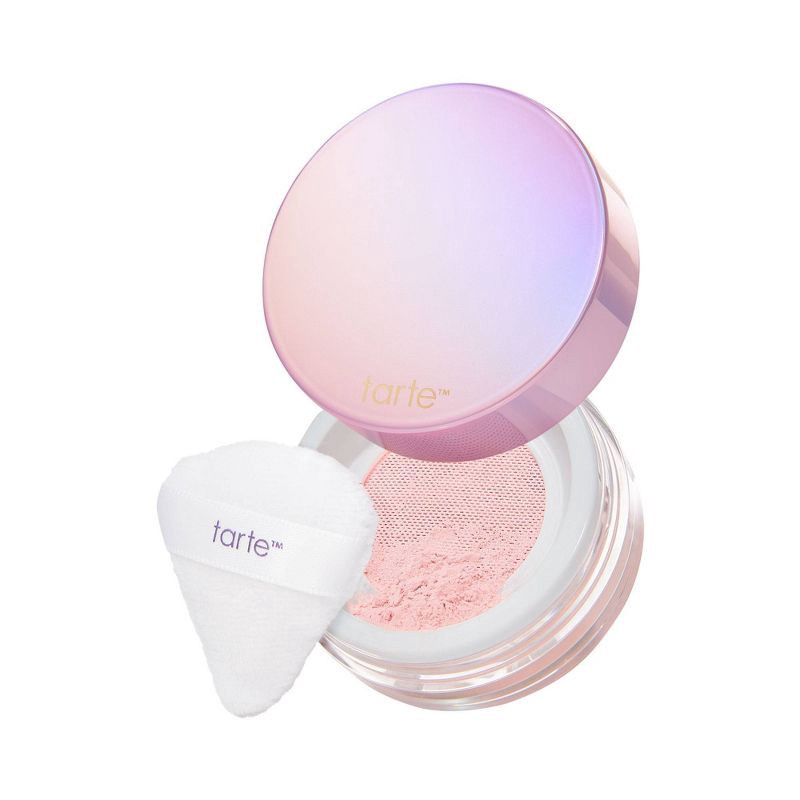 slide 1 of 8, tarte Creaseless Setting & Brightening Powder Pink - 0.24oz - Ulta Beauty, 0.24 oz