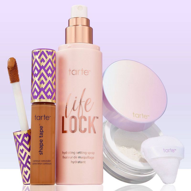 slide 8 of 8, tarte Makeup Setters and Primers Creaseless Setting & Brightening Powder Translucent Deep - 0.24oz - Ulta Beauty, 0.24 oz