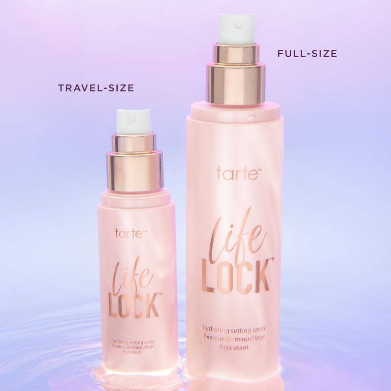 slide 8 of 8, tarte Makeup Setters and Primers Travel-Size Life Lock Hydrating Setting Spray - 3.38 fl oz - Ulta Beauty, 3.38 fl oz