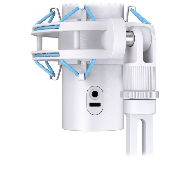 slide 7 of 14, HyperX Quadcast 2 USB Condenser Gaming Microphone for PC - White: Personal Computer Accessory Set, 1 ct