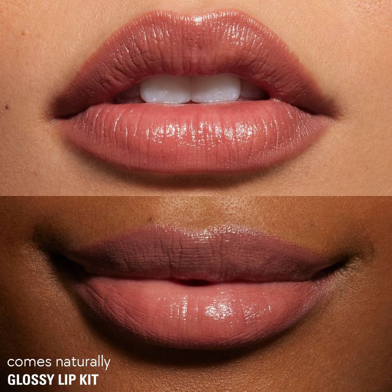 slide 2 of 8, Kylie Cosmetics Lip Makeup Glossy Lip Kit Comes Naturally - 0.14 fl oz - Ulta Beauty, 0.14 fl oz