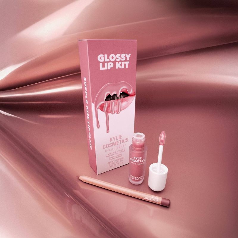 slide 4 of 8, Kylie Cosmetics Lip Makeup Glossy Lip Kit Comes Naturally - 0.14 fl oz - Ulta Beauty, 0.14 fl oz