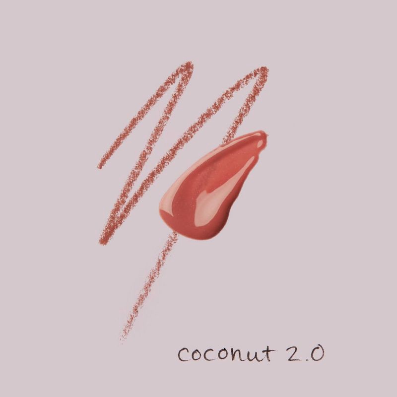 slide 5 of 8, Kylie Cosmetics Lip Makeup Glossy Lip Kit Coconut 2.0 - 0.14 fl oz - Ulta Beauty, 2 x 0.14 fl oz
