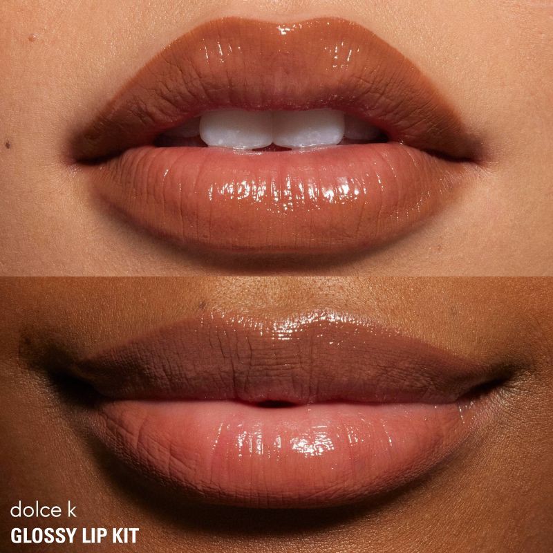 slide 2 of 8, Kylie Cosmetics Lip Makeup Glossy Lip Kit Dolce K - 0.14 fl oz - Ulta Beauty, 0.14 fl oz