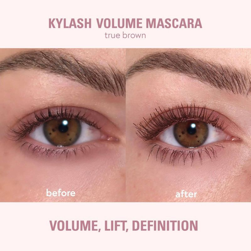 slide 4 of 9, Kylie Cosmetics Mascara Kylash Mascara - Brown - Full Size - 0.4 fl oz - Ulta Beauty, 0.4 fl oz