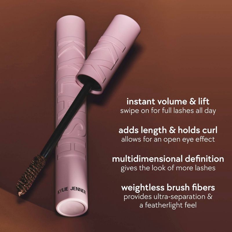 slide 7 of 9, Kylie Cosmetics Mascara Kylash Mascara - Brown - Full Size - 0.4 fl oz - Ulta Beauty, 0.4 fl oz