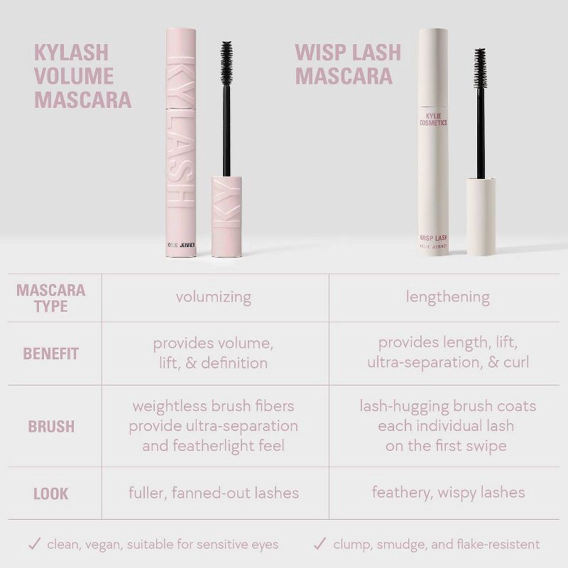 slide 8 of 9, Kylie Cosmetics Mascara Kylash Mascara - Brown - Full Size - 0.4 fl oz - Ulta Beauty, 0.4 fl oz