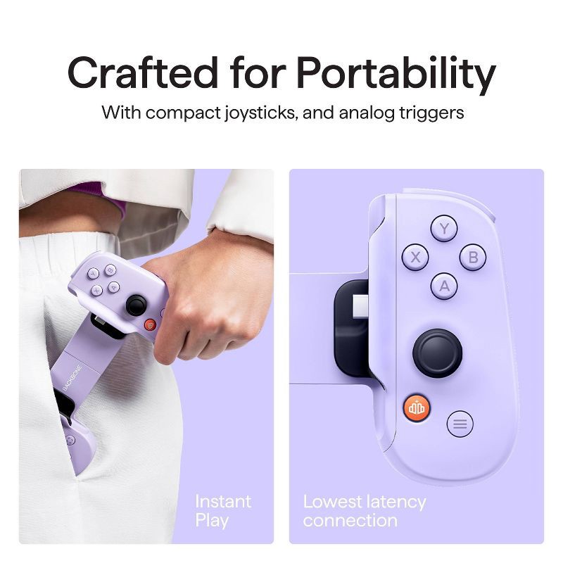 slide 4 of 7, Backbone One Mobile Gaming Device (USB-C) - Purple, 1 ct