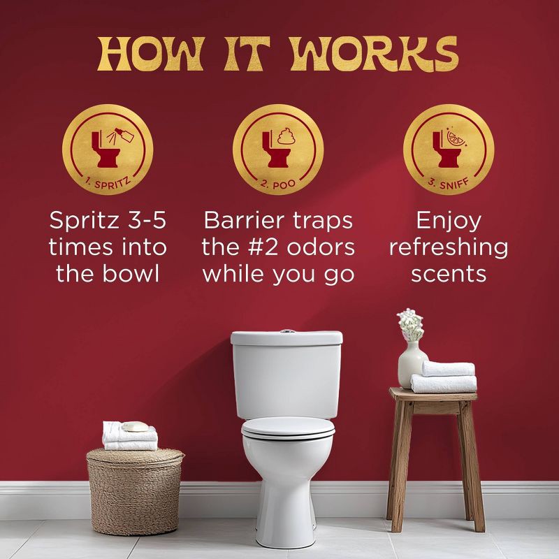 slide 6 of 9, Poo-Pourri Limited Edition Holiday 2025 Berry Boogie Toilet Spray 2 fl oz, 2 fl oz