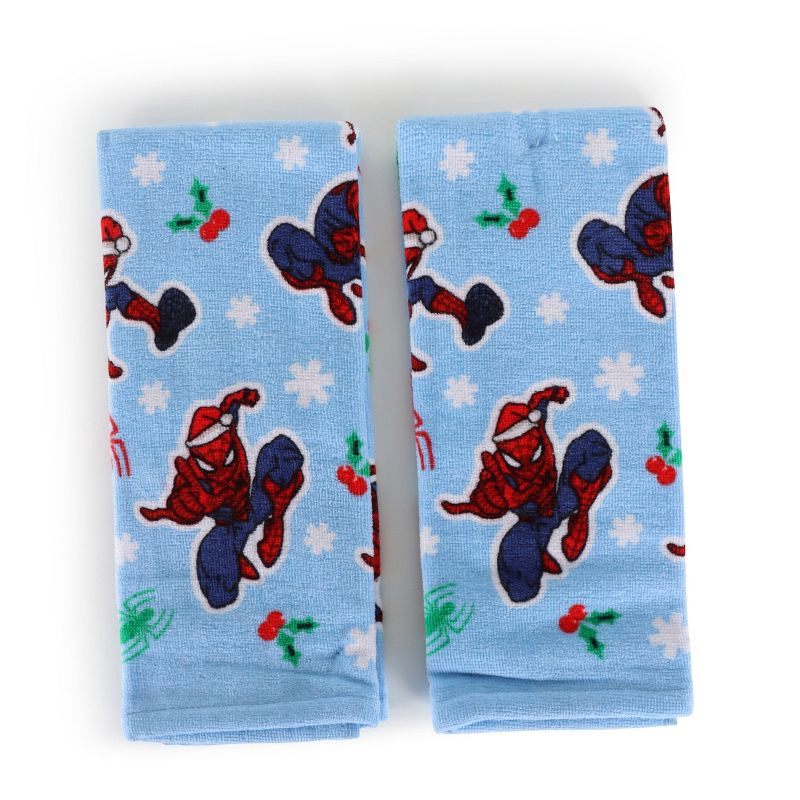 slide 1 of 4, 2pc Spider-Man Christmas Kitchen Towel Set, 2 ct