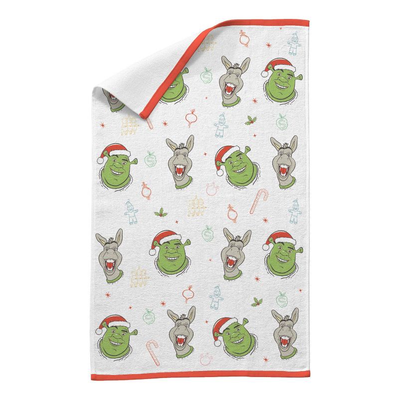 slide 2 of 3, 2pc Shrek Christmas Kitchen Towel Set, 2 ct