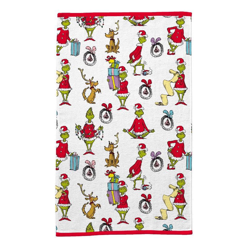slide 3 of 3, 2pc The Grinch Christmas Kitchen Towel Set, 2 ct