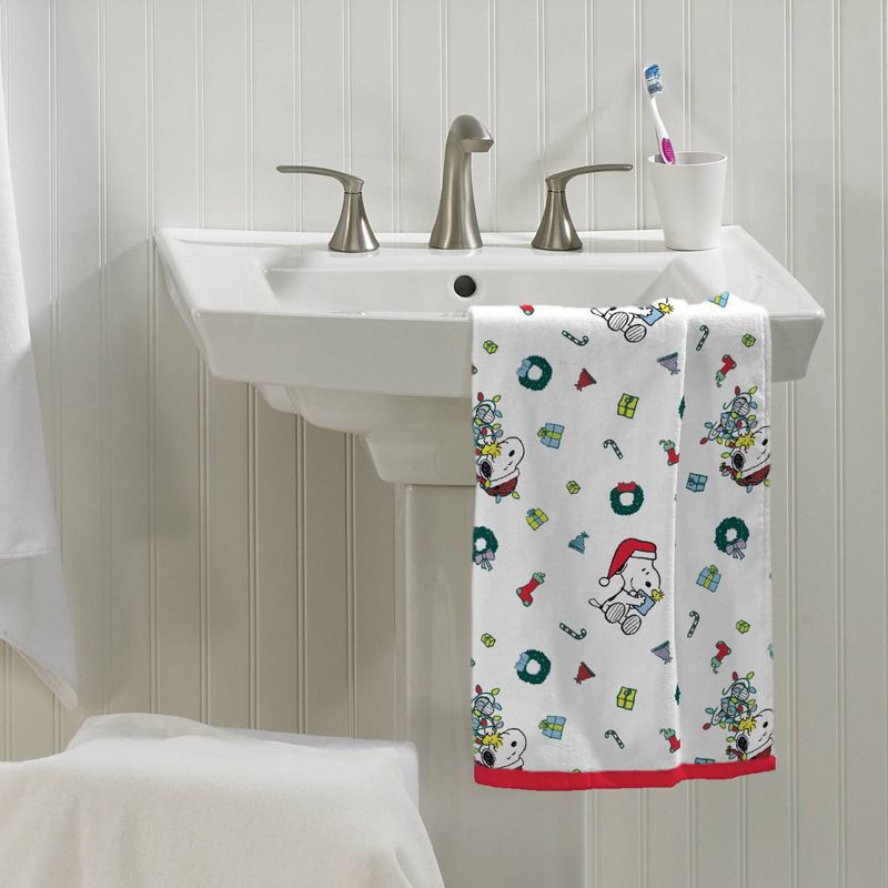 slide 5 of 5, 2pc Peanuts Christmas Kitchen Towel Set, 2 ct