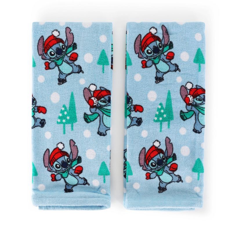 slide 1 of 3, 2pc Lilo & Stitch Christmas Kitchen Towel Set, 2 ct