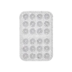 Octobuddy Silicone Suction Cup Phone Case Mount Diamond - Clear