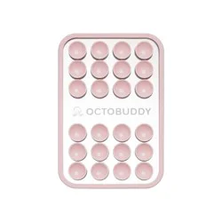 Octobuddy Silicone Suction Cup Phone Case Mount Mirror - Chalk Pink