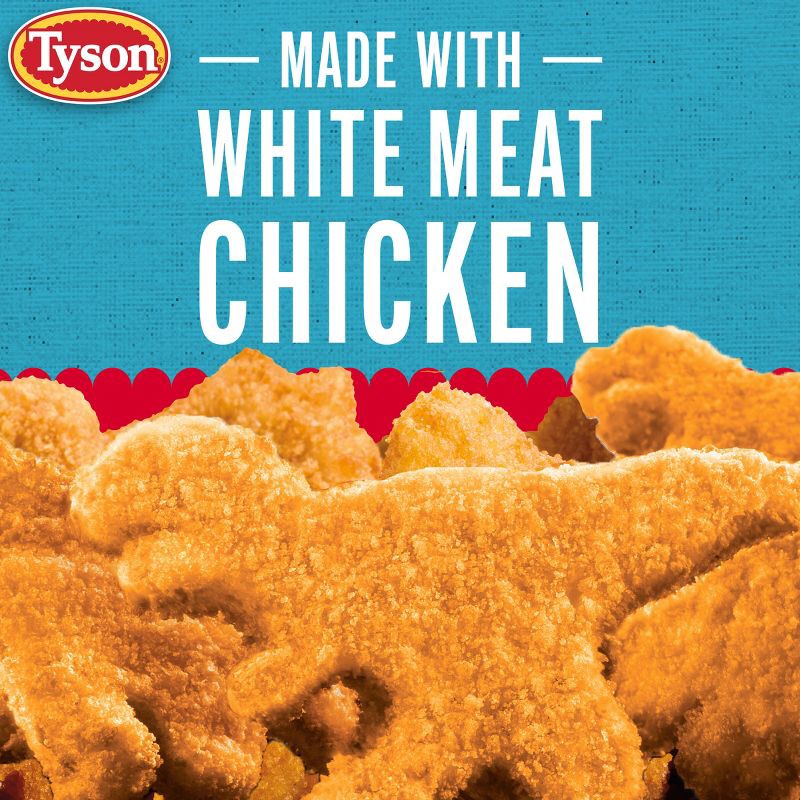 slide 2 of 7, Tyson Mega Dino Chicken Nugget Boneless Family Pack - Frozen - 2.81lbs, 2.81 lb