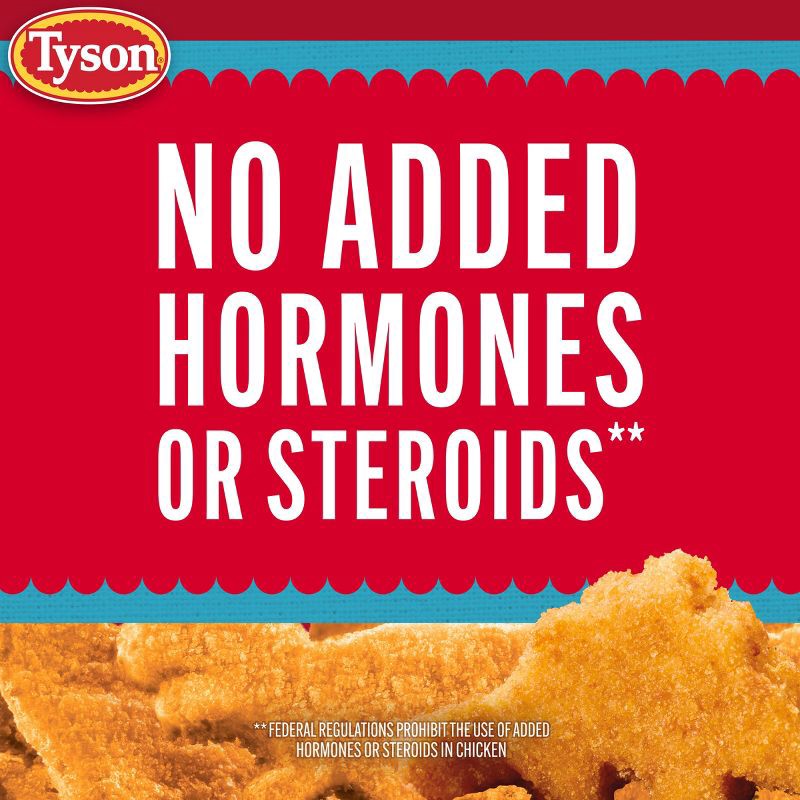 slide 5 of 7, Tyson Mega Dino Chicken Nugget Boneless Family Pack - Frozen - 2.81lbs, 2.81 lb