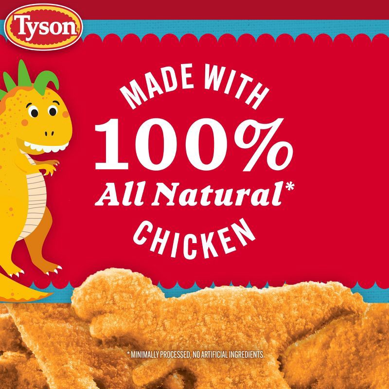 slide 6 of 7, Tyson Mega Dino Chicken Nugget Boneless Family Pack - Frozen - 2.81lbs, 2.81 lb