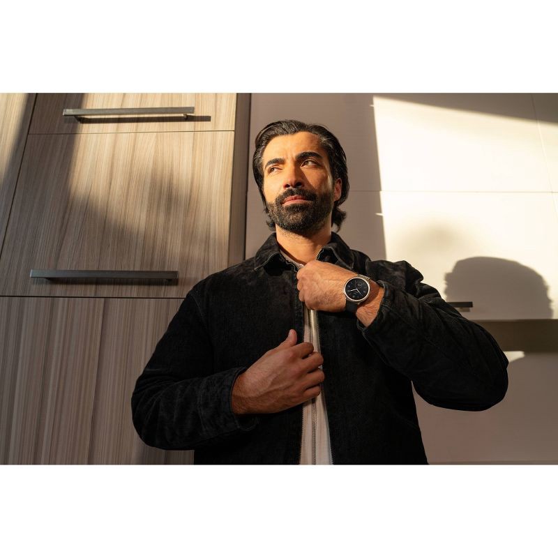 slide 6 of 10, Amazfit Active 2 Round Smartwatch - Black Leather, 1 ct