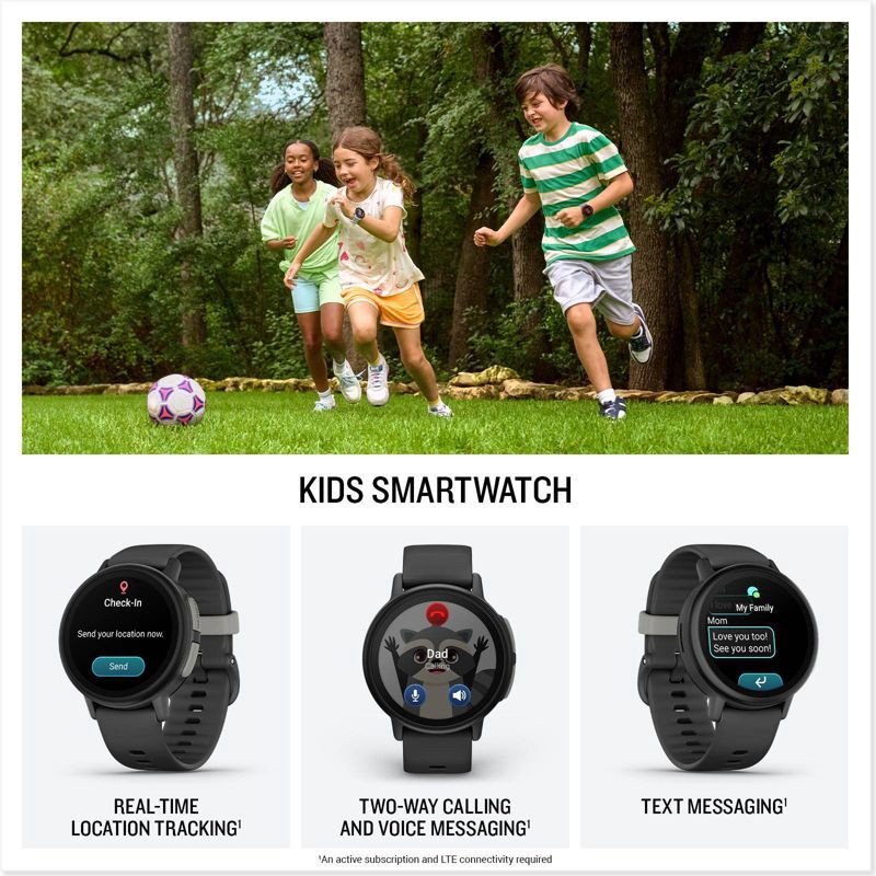 slide 7 of 11, Garmin Bounce 2 Kids' Smartwatch - Slate Gray, 1 ct
