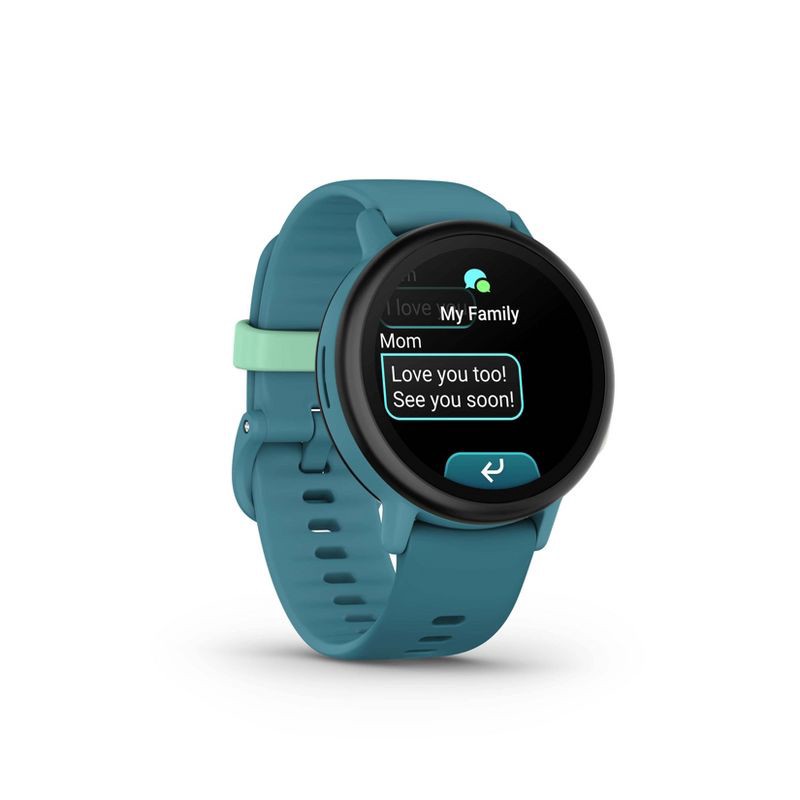 slide 3 of 11, Garmin Bounce 2 Kids' Smartwatch - Turquoise, 1 ct