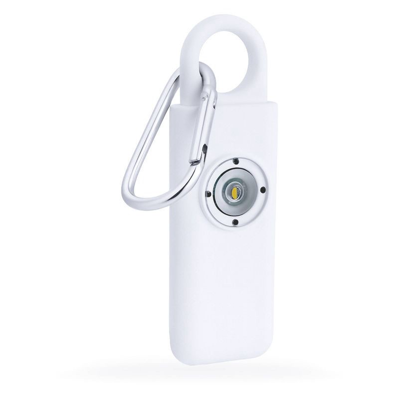 slide 1 of 6, IJoy Personal Safety Alarm - White, 1 ct