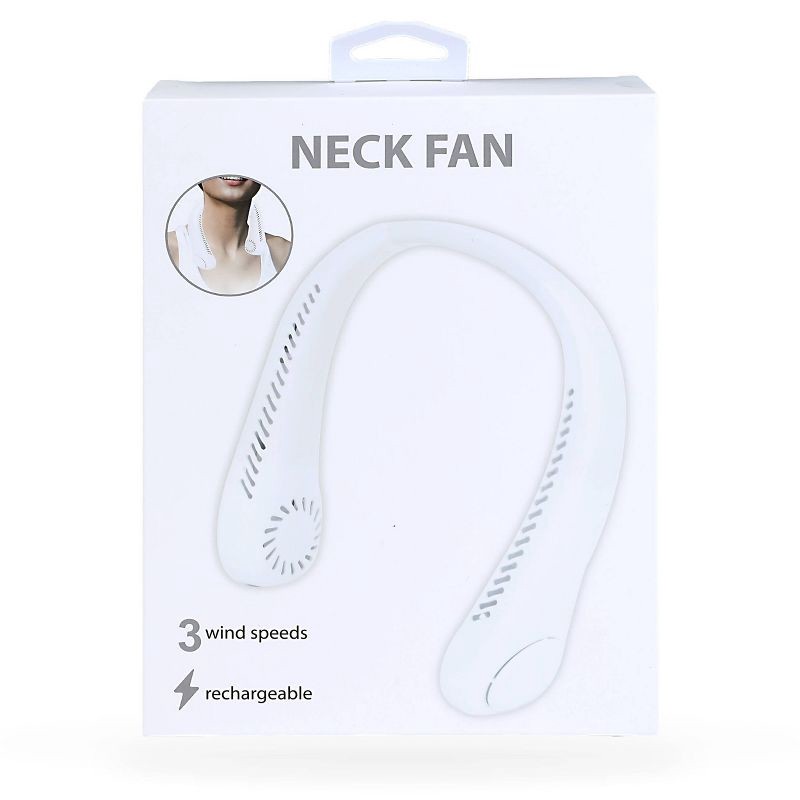 slide 4 of 7, IJoy Cool Down Portable Neck Fan - White, 1 ct