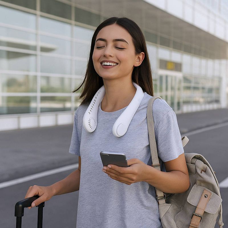 slide 6 of 7, IJoy Cool Down Portable Neck Fan - White, 1 ct