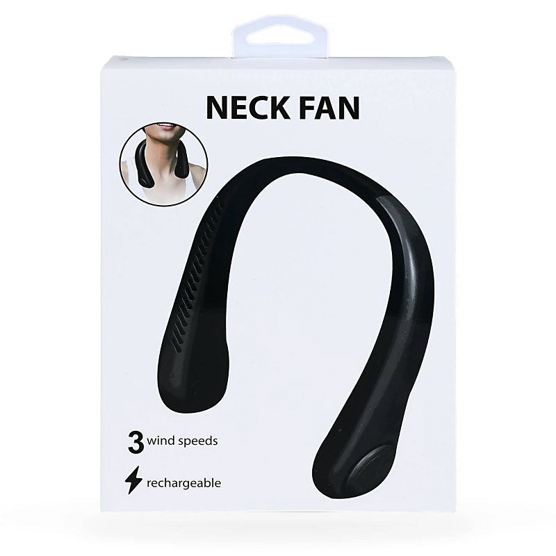 slide 4 of 7, IJoy Cool Down Portable Neck Fan - Black, 1 ct