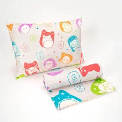 SquishPillow Kids' Pillow Throw Gift Set Mallow Hues