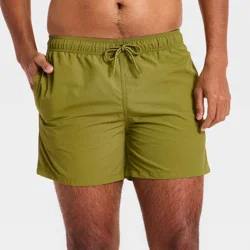 Men's 5'' Swim Trunks - Goodfellow & Co™ Olive Green XL