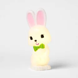 Lit Decorative Easter Blow Mold Bunny White - Spritz™