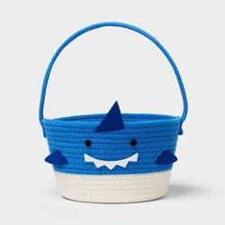 Easter Shark Rope Basket Blue - Spritz™