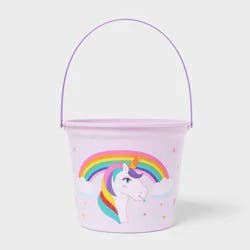 Easter Plastic Printed Unicorn Bucket - Spritz™