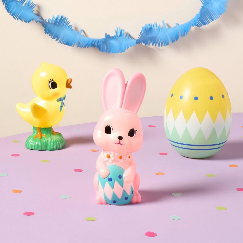slide 2 of 3, Lit Decorative Easter Blow Mold Bunny Pink - Spritz™, 1 ct