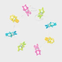 Easter Colored Bunny Tales Felt Garland - Spritz™
