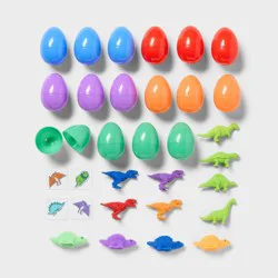 16ct Easter Plastic Eggs and Dinosaur Fillers - Spritz™