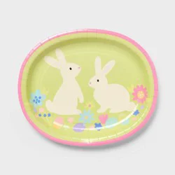 10ct Easter Disposable Oval Platters - Spritz™