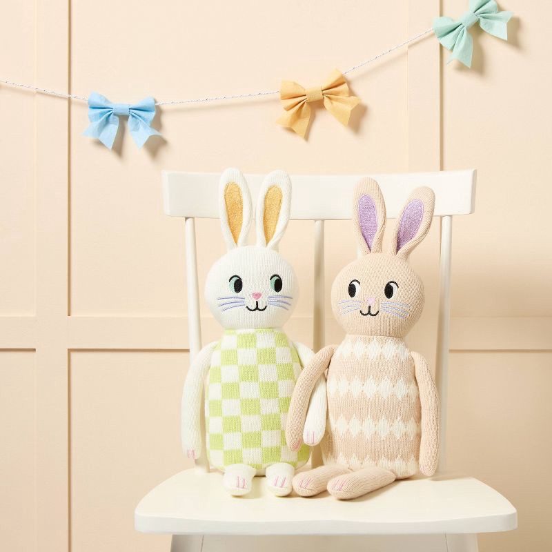 slide 2 of 3, Easter Knit Bunny Light Brown - Spritz™, 1 ct