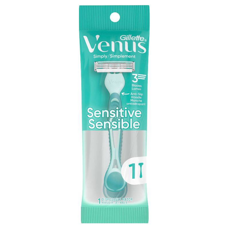 slide 8 of 9, Venus 3 Simply Disposable Razor, 1 ct
