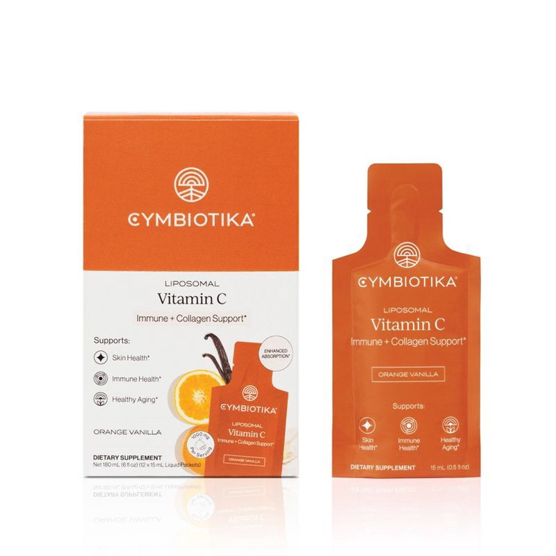 slide 2 of 6, CYMBIOTIKA Liposomal Vitamin C - 12ct, 12 ct